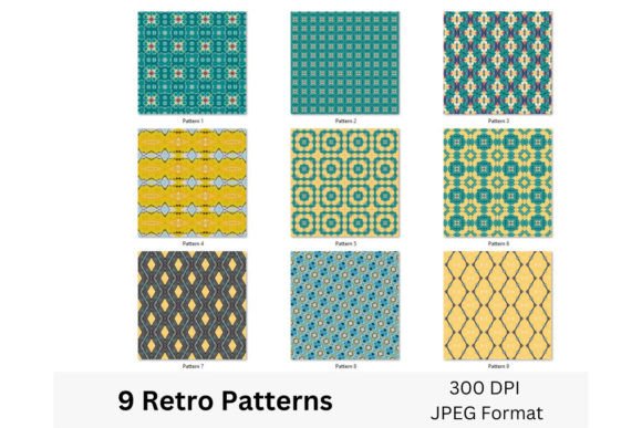 9 Retro Digital Patterns: A Nostalgic Touch for Modern Design