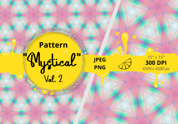 Background Patterns Mystical Vol.2: A Versatile Digital Asset for Creative Projects