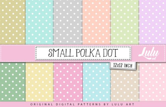 Exploring the Appeal of Small Polka Dot Patterns and Digital Paper Files