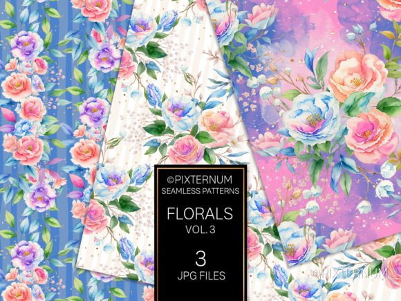 Floral Seamless Patterns for Creative Projects