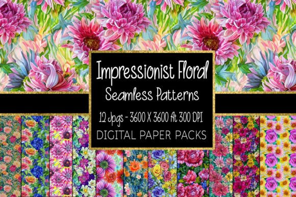 Impressionist Floral Patterns