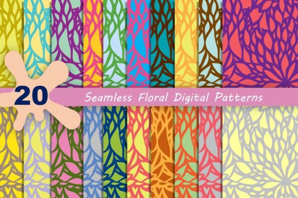 Seamless Floral Digital Patterns: A Versatile Resource for Creative Projects