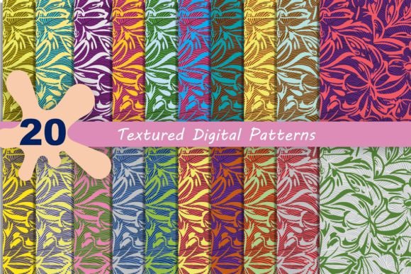 Textured Digital Patterns for Creative Projects