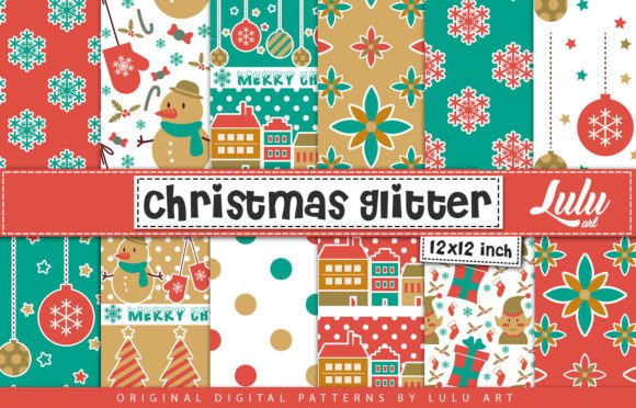 Unlocking Creativity with Christmas Joy Patterns Digital Paper Sheets